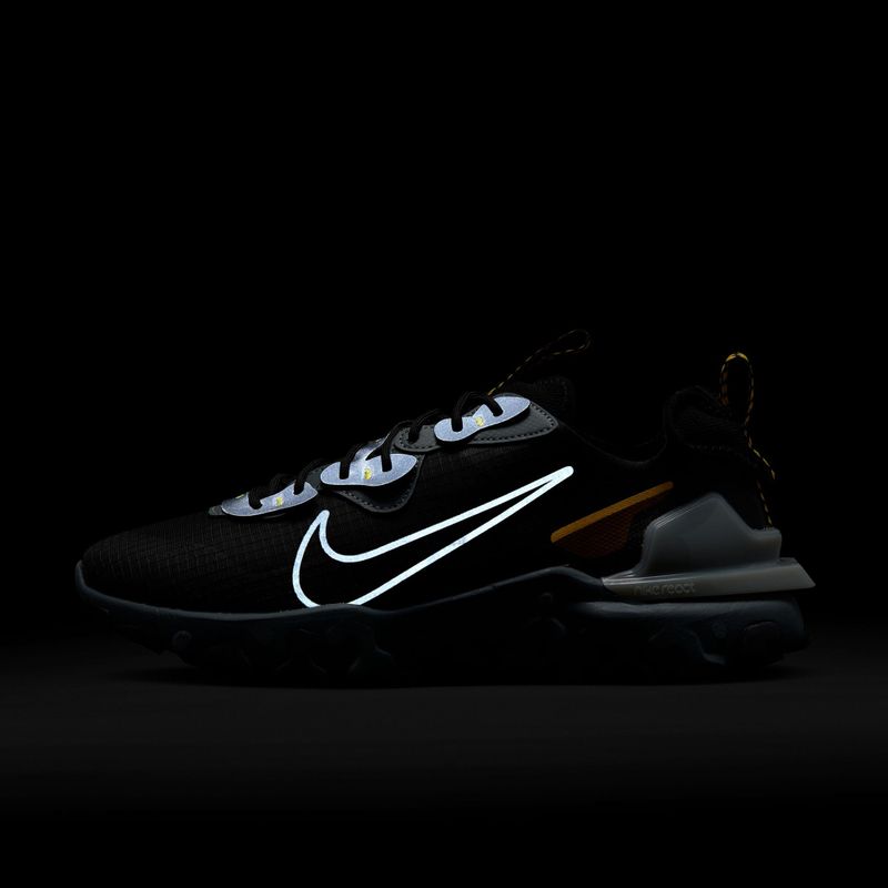 Férfi cipők Nike React Vision Black/Laser Orange/Cool Grey 9