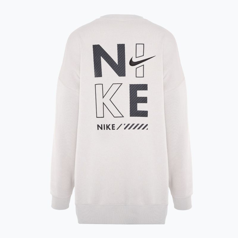 Női pulóver Nike Sportswear Oversized Crew-Neck light iron ore 2