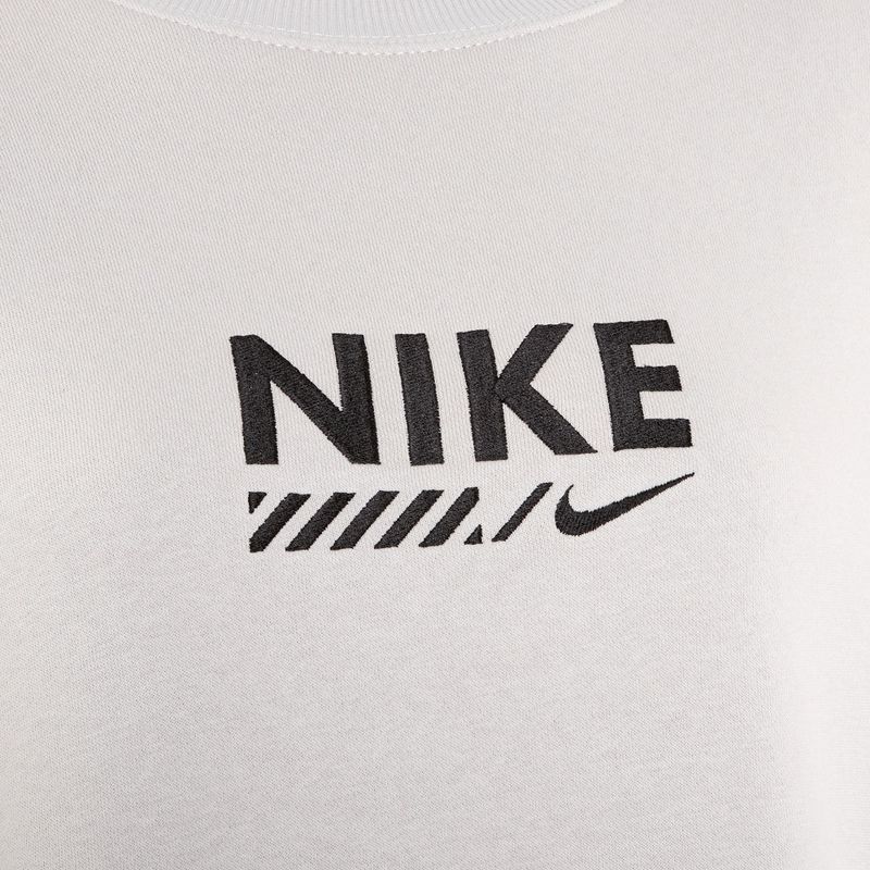 Női pulóver Nike Sportswear Oversized Crew-Neck light iron ore 3