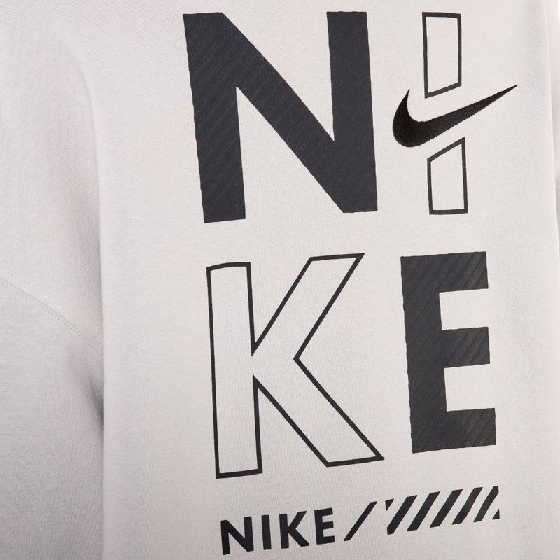 Női pulóver Nike Sportswear Oversized Crew-Neck light iron ore 4