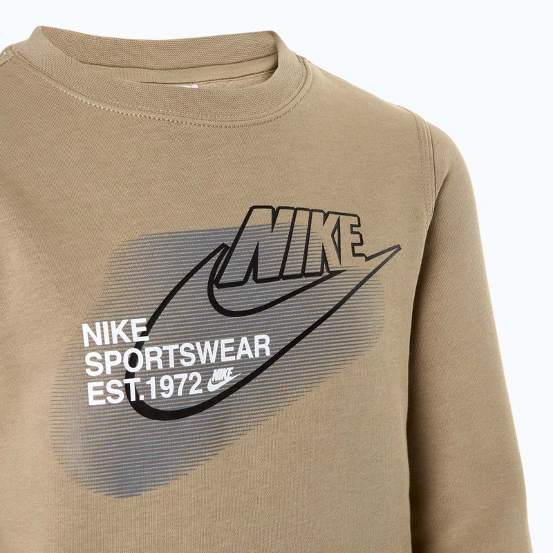 Gyerek pulóver Nike Sportswear Standard Issue Crew-Neck khaki 3