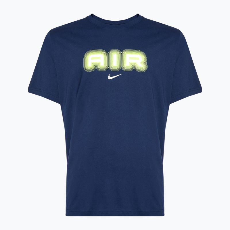 Férfi Nike Air Graphic midnight navy/volt póló