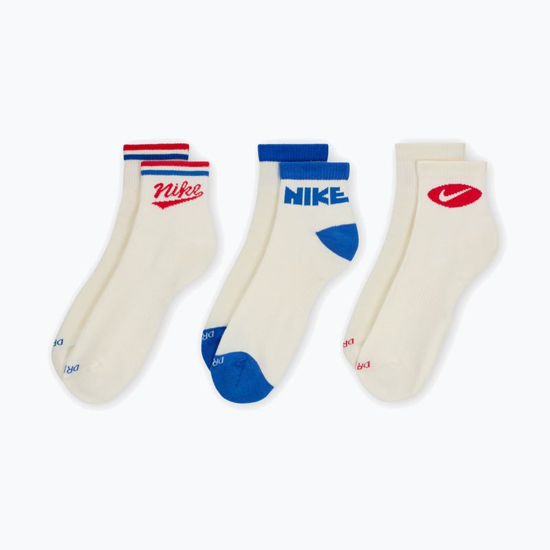 Férfi zokni Nike Everyday Plus Ankle 3 pár multicolor/901 2