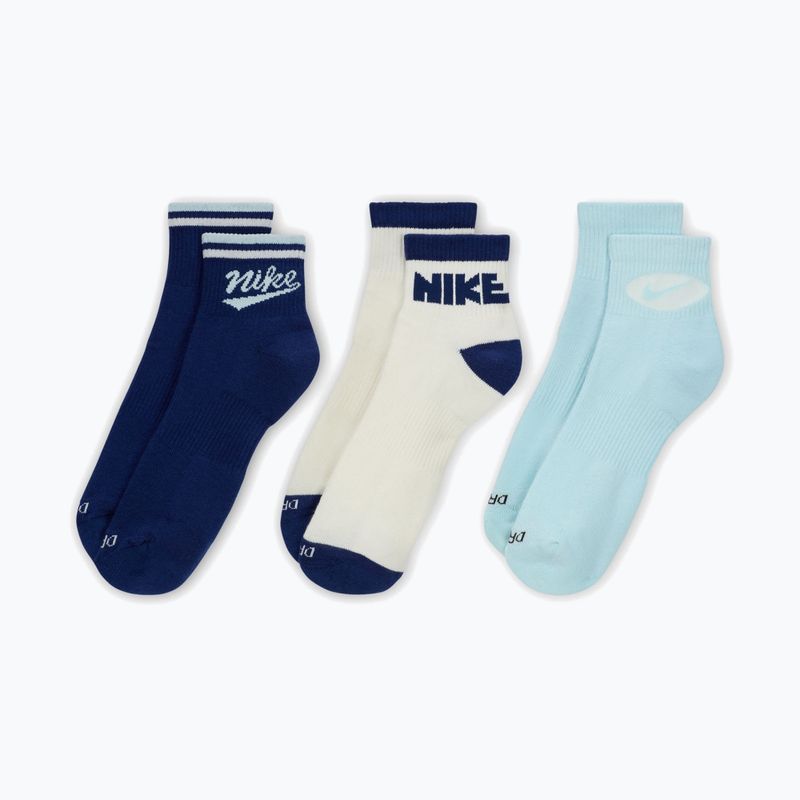 Férfi zoknik Nike Everyday Plus Ankle 3 pár multi-color/902 2