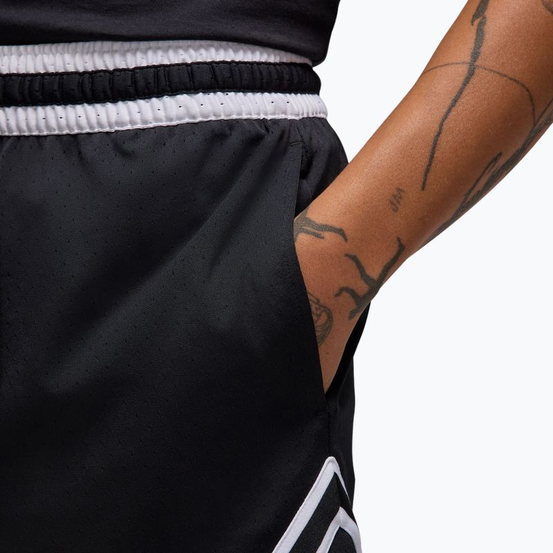 Férfi kosárlabda rövidnadrág Nike Jordan Mesh Diamond 4" black/white/white 5