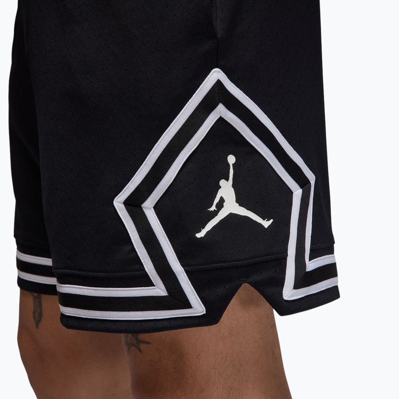 Férfi kosárlabda rövidnadrág Nike Jordan Mesh Diamond 4" black/white/white 6