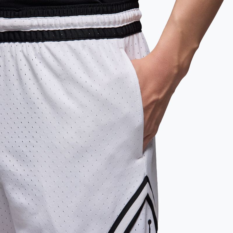 Férfi kosárlabda rövidnadrág Nike Jordan Mesh Diamond 4" white/black/black 5