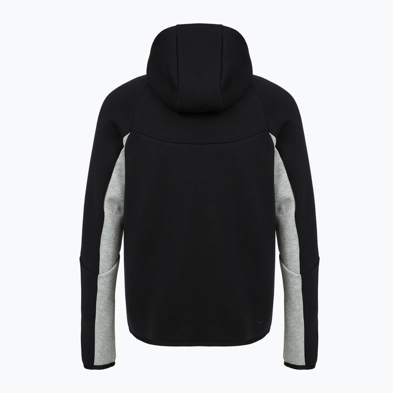 Férfi pulóver Nike Tech black/dark grey heather/black 10