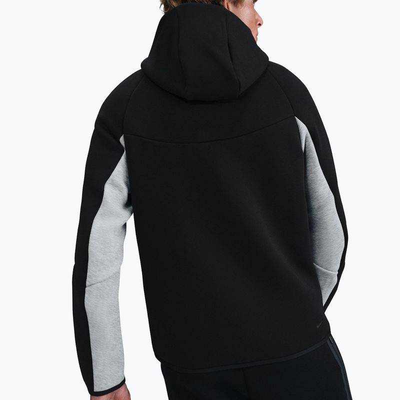 Férfi pulóver Nike Tech black/dark grey heather/black 4