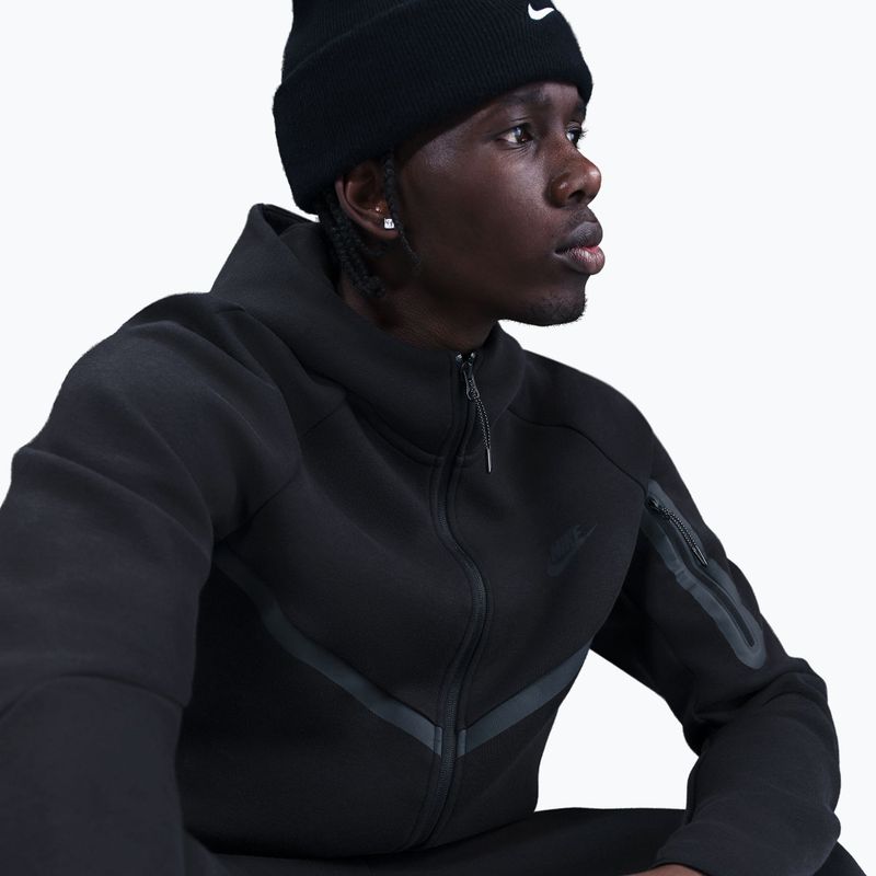 Férfi pulóver Nike Tech Windrunner Full Zip cave black/black 5