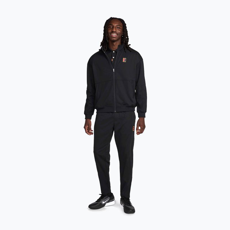 Férfi tenisznadrág Nike Court Heritage black/black 2