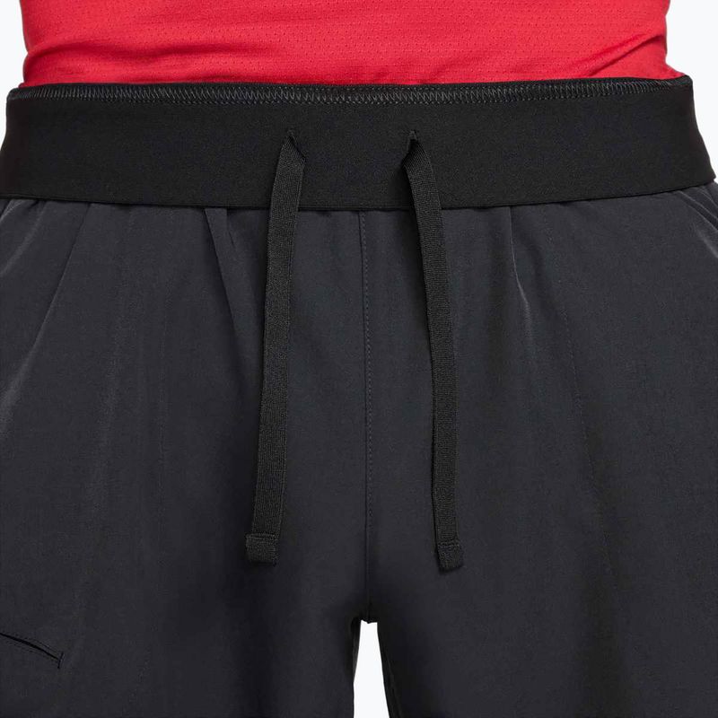 Férfi Nike Court Dri-Fit Advantage 6" tenisznadrág fekete / fehér 5