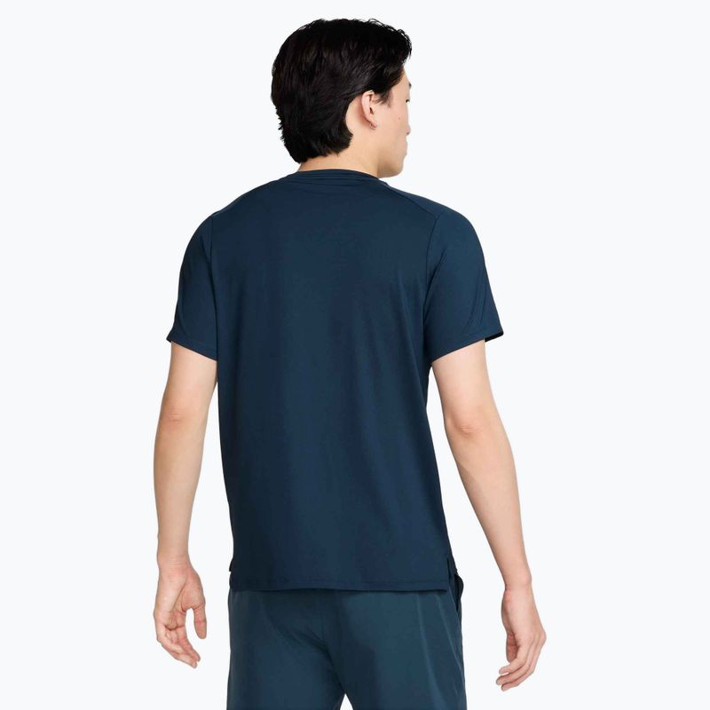 Férfi Nike Court Dri-Fit Advantage teniszpóló armory navy / fehér 3