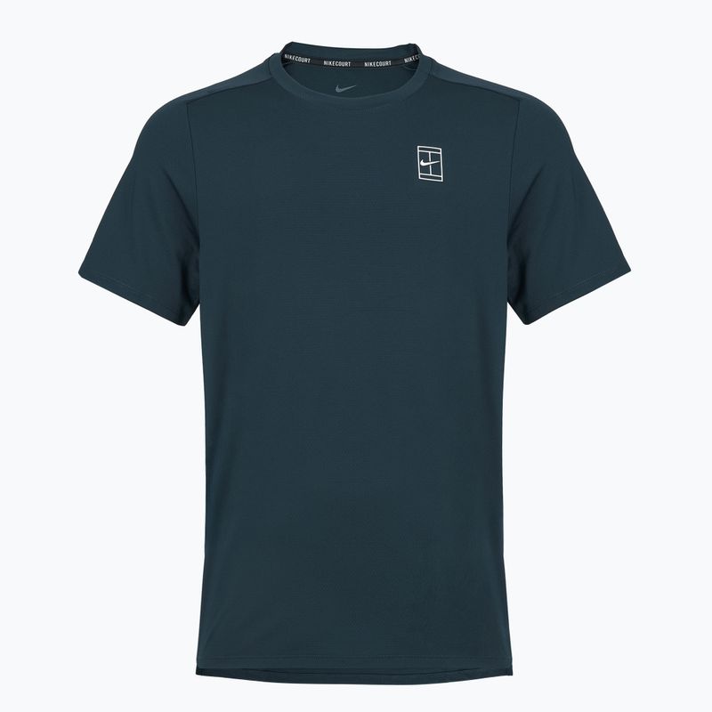 Férfi Nike Court Dri-Fit Advantage teniszpóló armory navy / fehér 7