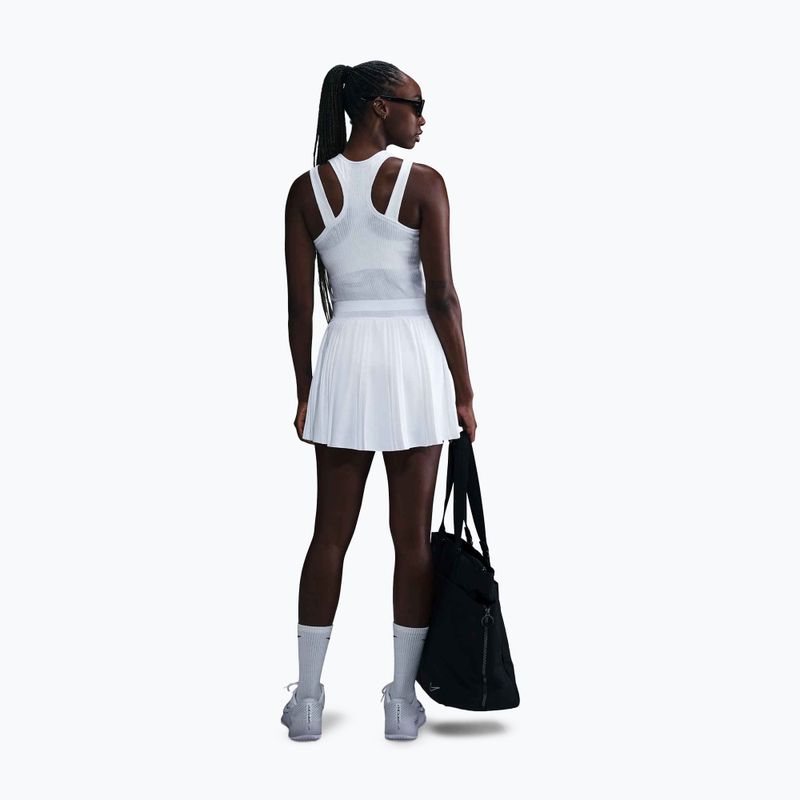 Teniszszoknya Nike Court Dri-Fit Advantage Pleated white/white 2