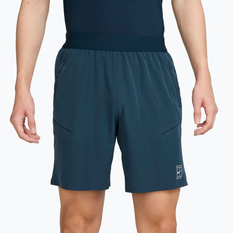 Férfi tenisz rövidnadrág Nike Court Dri-Fit Advantage 8" armory navy/white 4