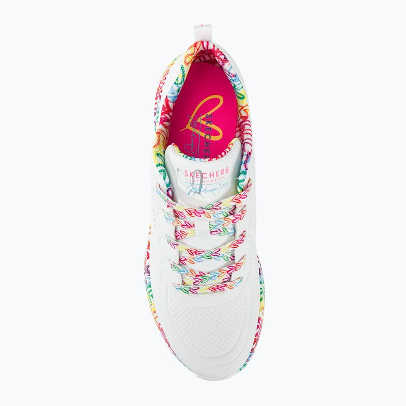 női cipő SKECHERS Uno Lite Exuberant Hearts white/multi 7