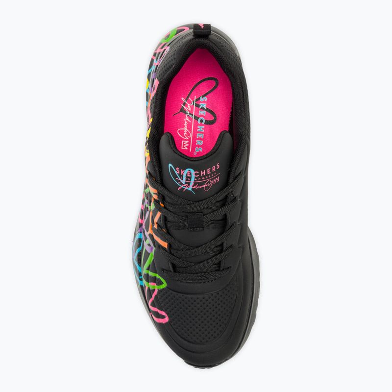 Női cipő SKECHERS Uno Lite Heart Of Hearts black/multi 5