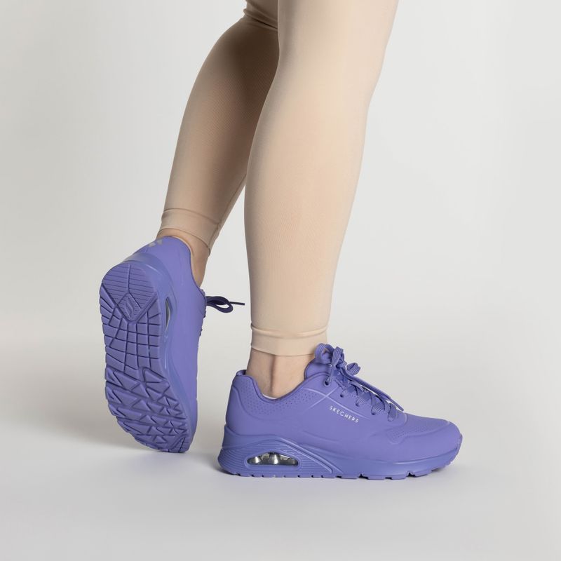 női cipő SKECHERS Uno Stand On Air lilac 2