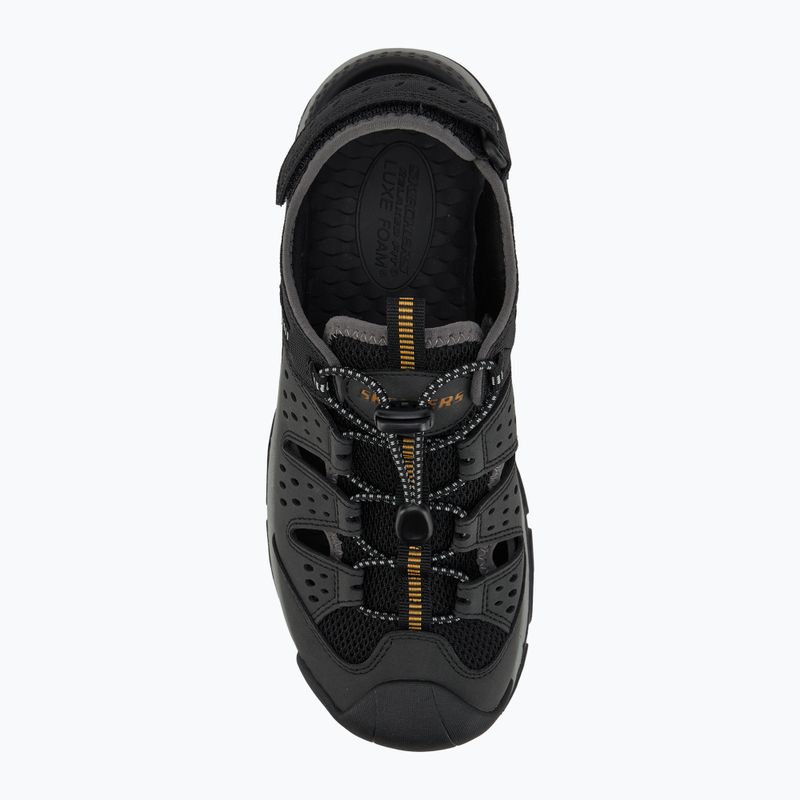 SKECHERS férfi Tresmen Menard szandál fekete 5