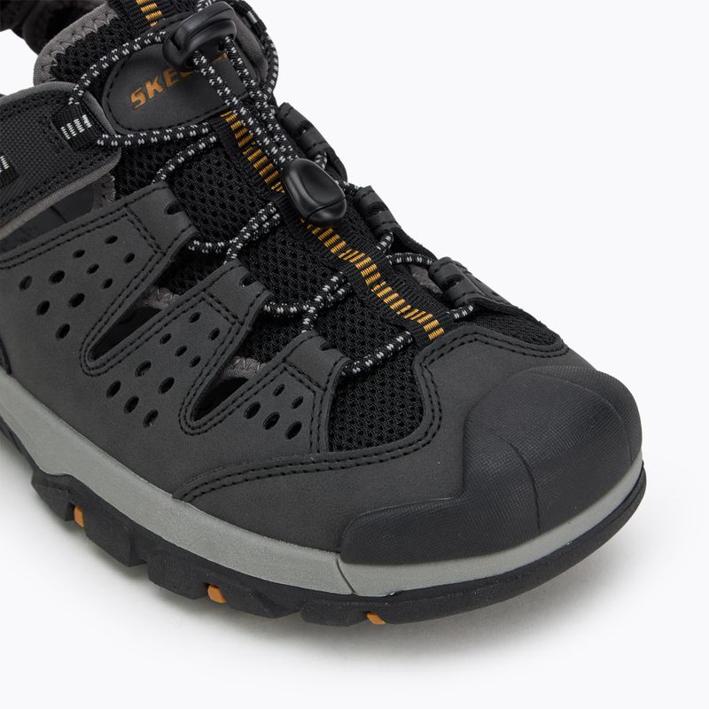 SKECHERS férfi Tresmen Menard szandál fekete 7