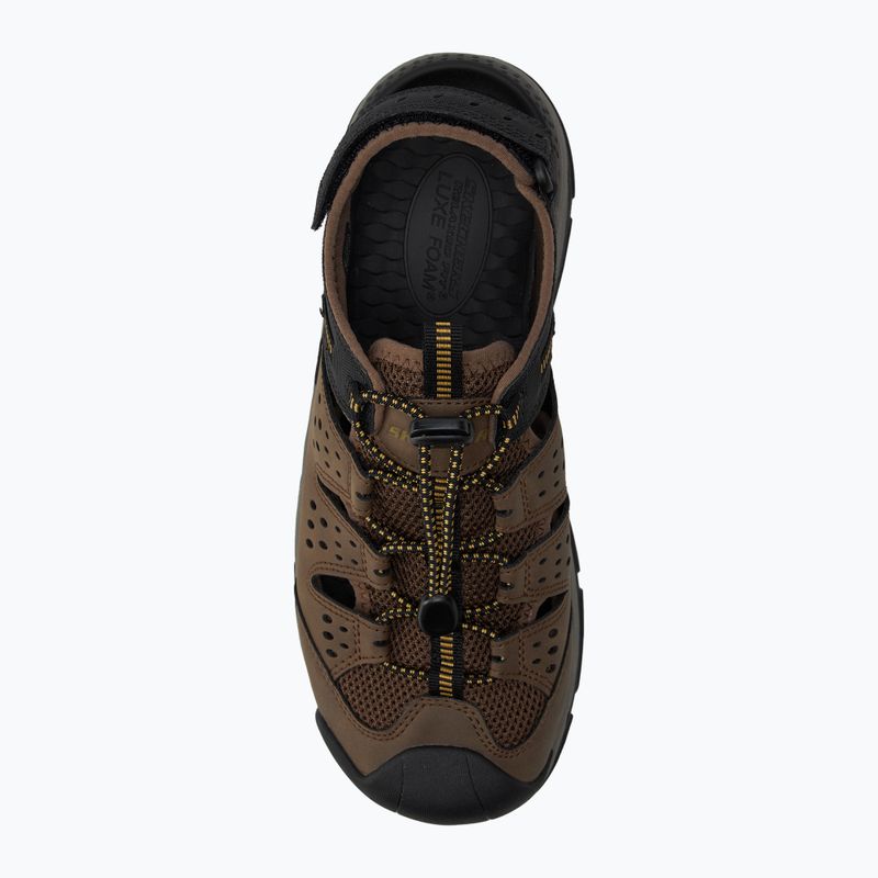 SKECHERS férfi Tresmen Menard barna szandálok 5