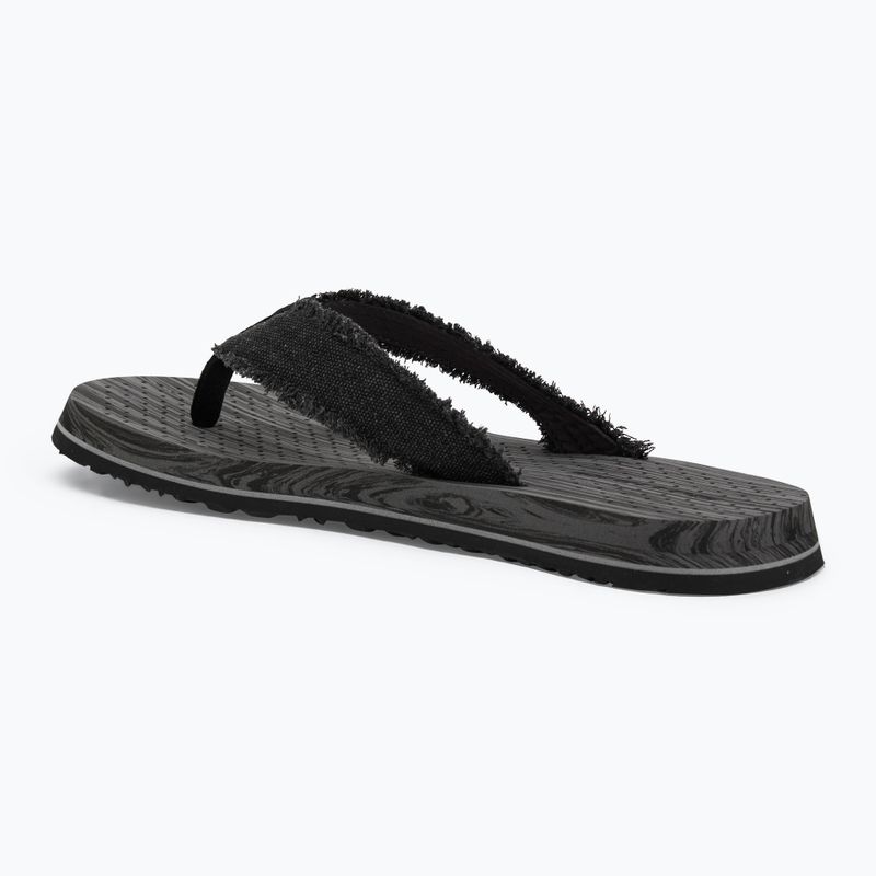 Skechers Tantric Fritz fekete férfi flip flopok 3