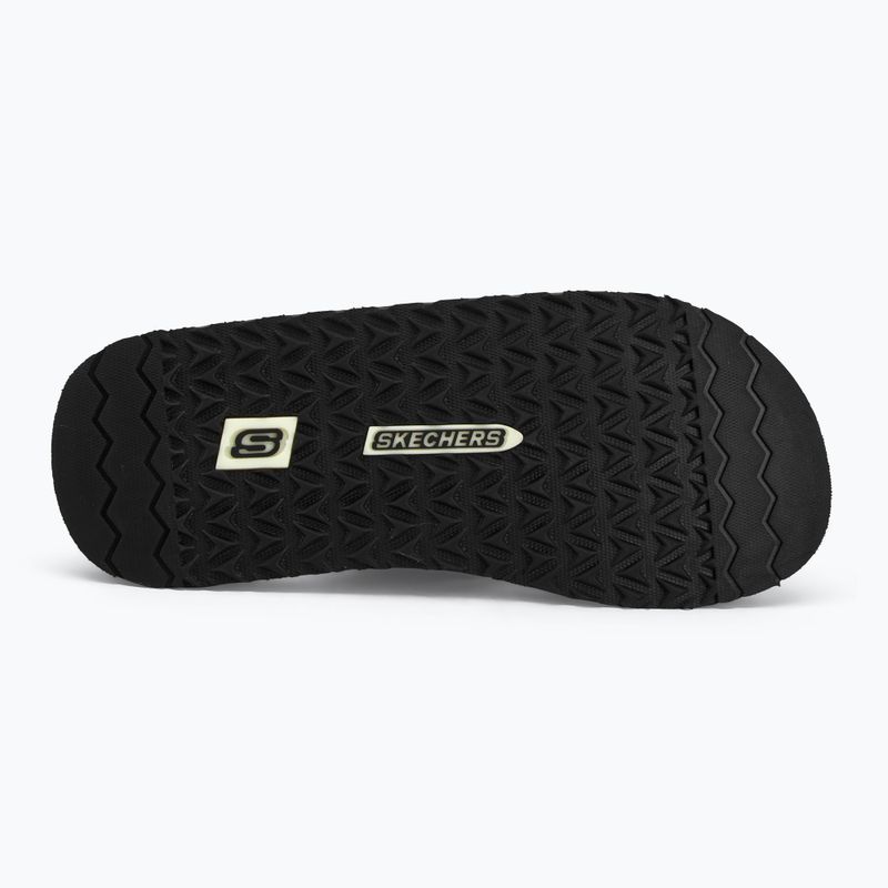 Skechers Tantric Fritz fekete férfi flip flopok 4