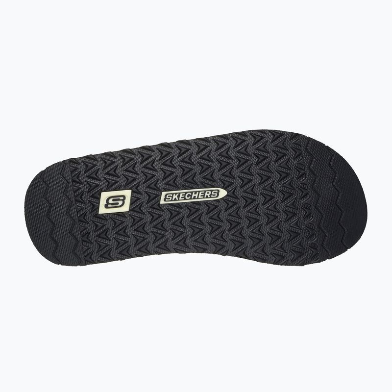 Skechers Tantric Fritz fekete férfi flip flopok 12