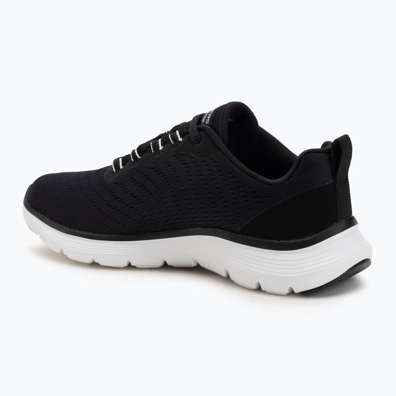 Női SKECHERS Flex Appeal 5.0 New Path fekete/fehér cipő 3