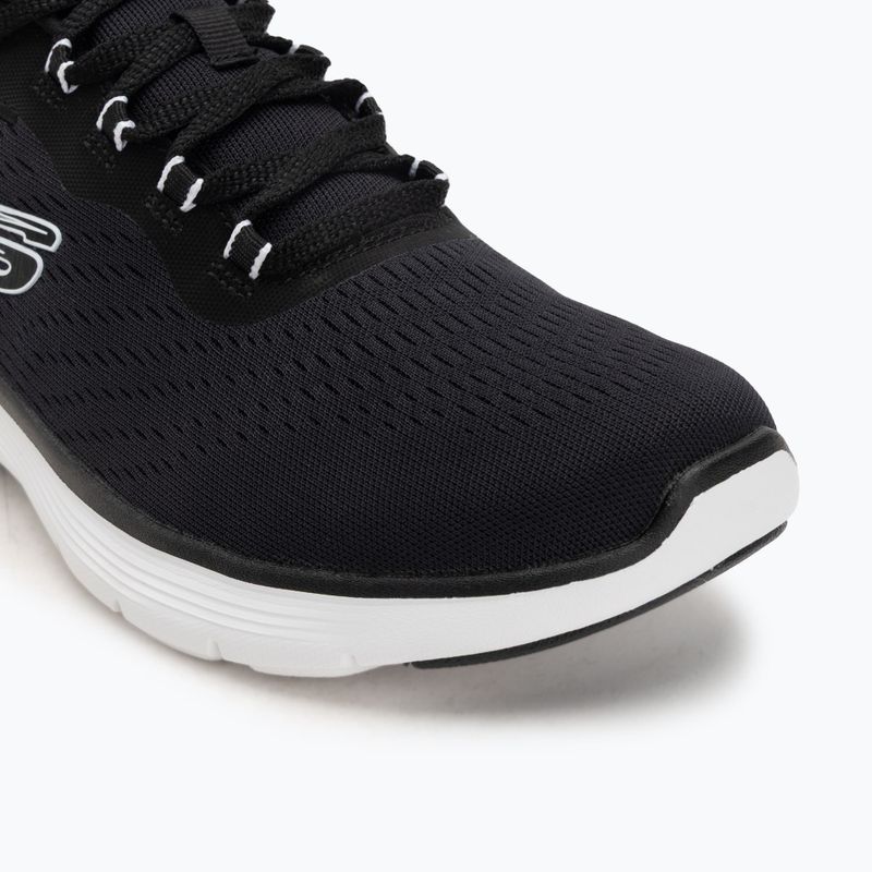 Női SKECHERS Flex Appeal 5.0 New Path fekete/fehér cipő 7