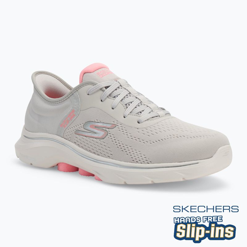 Női cipő SKECHERS Go Walk 7 Valin gray/pink