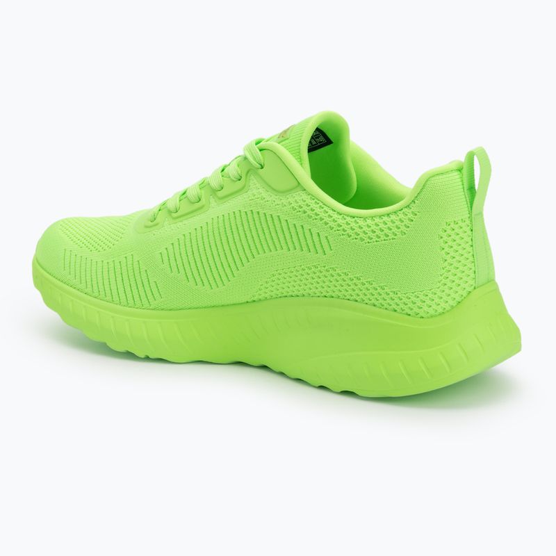 Női SKECHERS Bobs Squad Chaos Cool Rythms lime cipők 3
