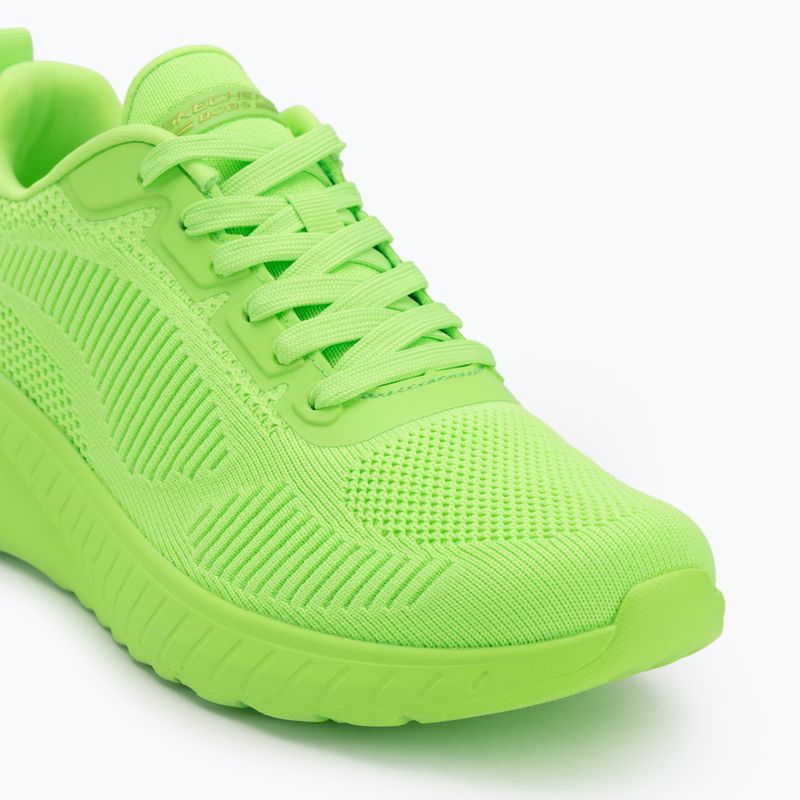 Női SKECHERS Bobs Squad Chaos Cool Rythms lime cipők 7