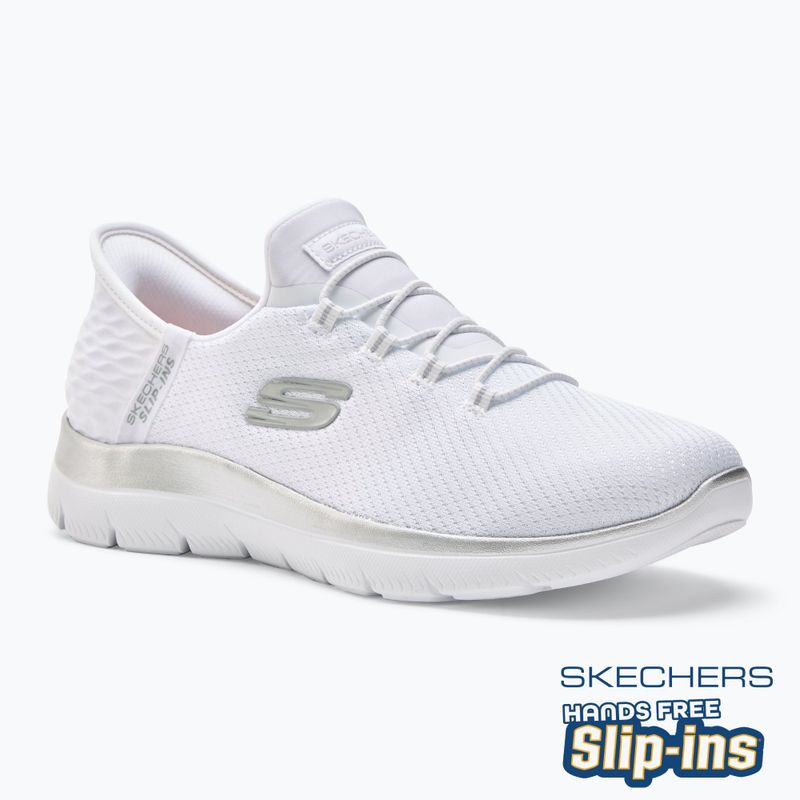 Női cipő SKECHERS Summits Diamond Dream white/silver