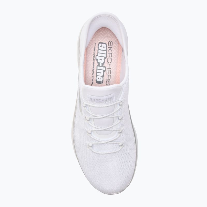 Női cipő SKECHERS Summits Diamond Dream white/silver 5