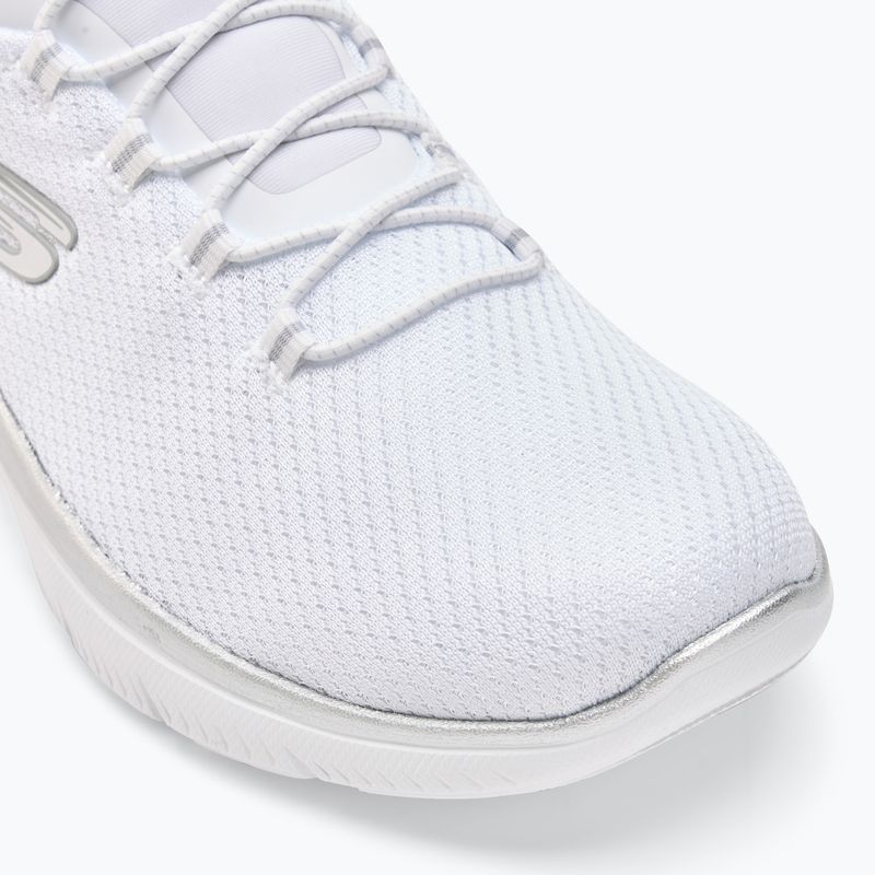 Női cipő SKECHERS Summits Diamond Dream white/silver 7