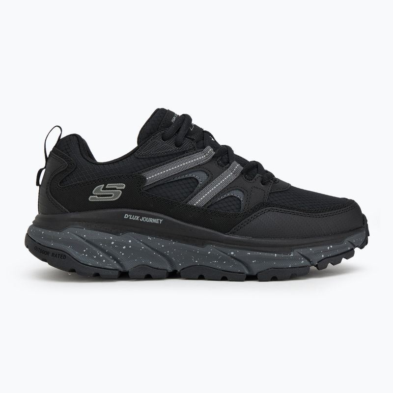 SKECHERS férfi cipő D'Lux Journey fekete/szénsárga 2