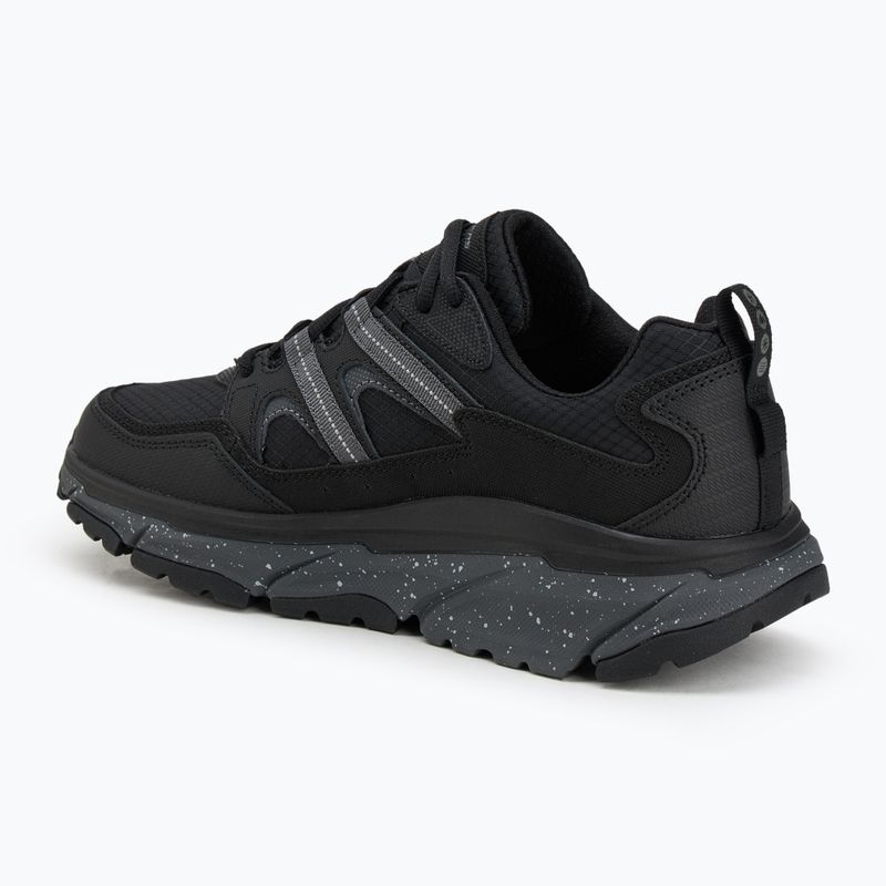 SKECHERS férfi cipő D'Lux Journey fekete/szénsárga 3