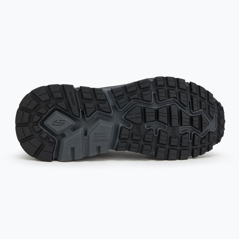 SKECHERS férfi cipő D'Lux Journey fekete/szénsárga 4