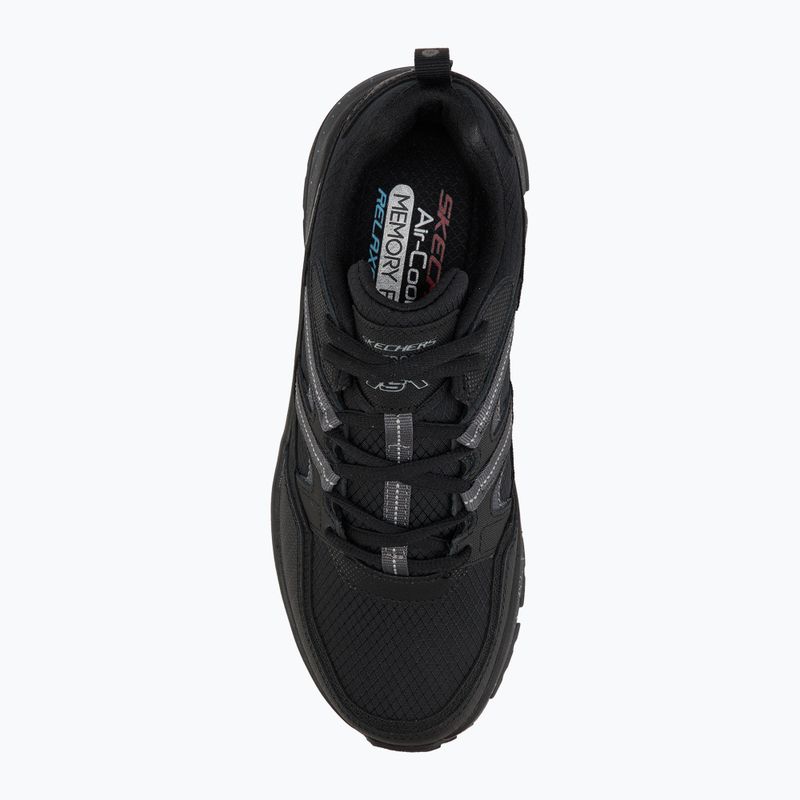 SKECHERS férfi cipő D'Lux Journey fekete/szénsárga 5