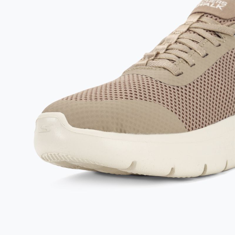 SKECHERS Slip-ins női Go Walk Flex Grand Entry taupe/fehér cipő 8