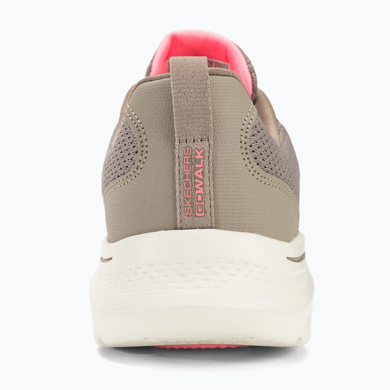 Női SKECHERS Go Walk 7 Clear Path taupe/rózsaszín cipő 7