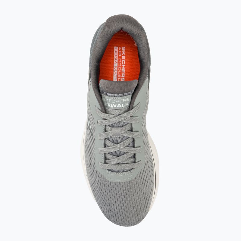 Férfi cipő SKECHERS Go Walk 7 The Construct szürke/fehér/narancs 5