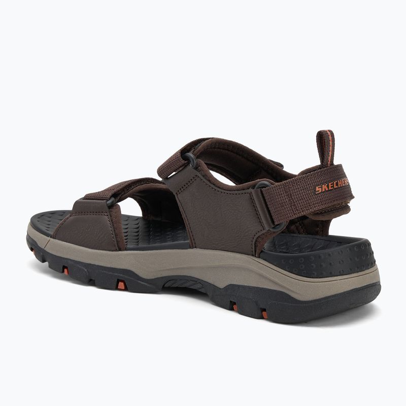 SKECHERS Tresmen Ryer férfi szandál csokoládé 3