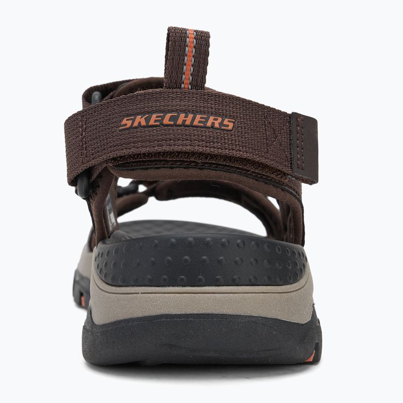 SKECHERS Tresmen Ryer férfi szandál csokoládé 6