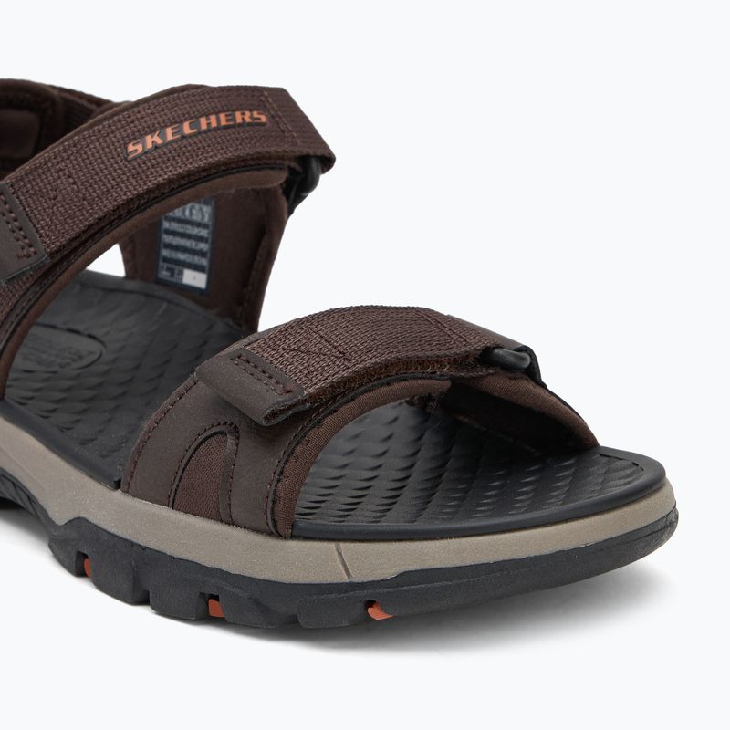 SKECHERS Tresmen Ryer férfi szandál csokoládé 7