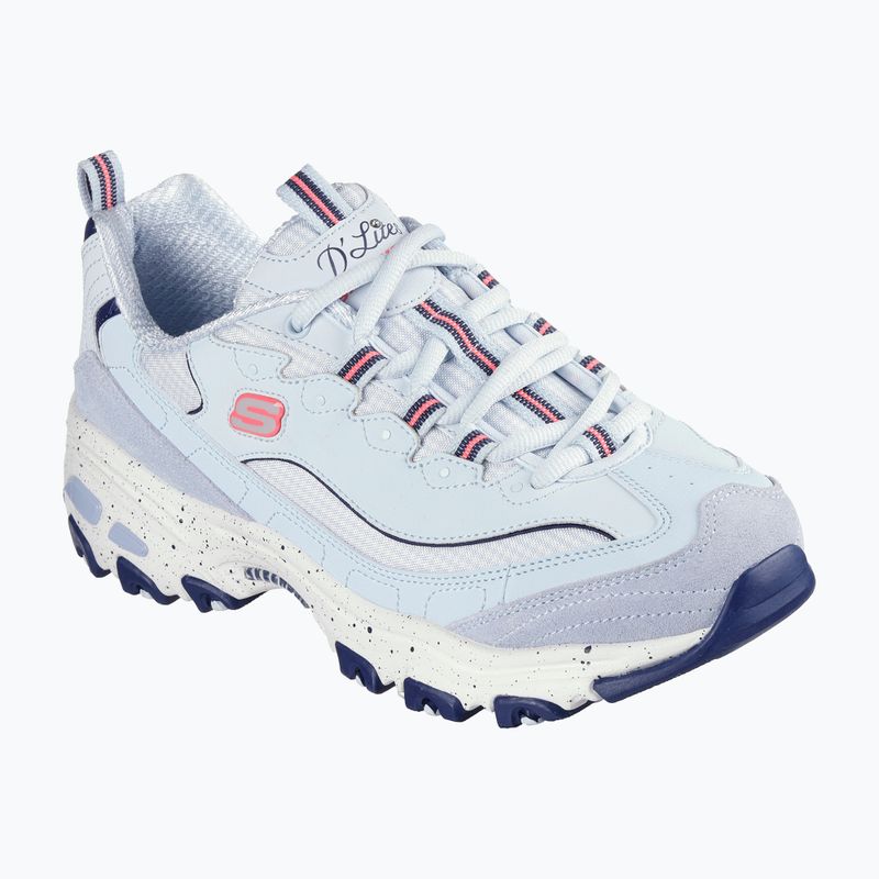 SKECHERS női cipő D'Lites Bold Views világoskék/multi