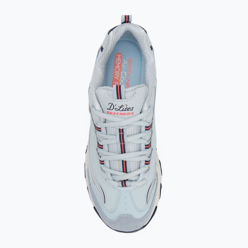SKECHERS női cipő D'Lites Bold Views világoskék/multi 5