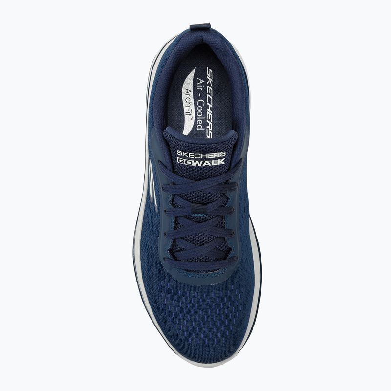 Férfi SKECHERS Go Walk Arch Fit 2.0 Idyllic 2 navy/fehér cipő 5